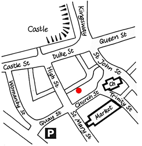 Location map for our retail shop