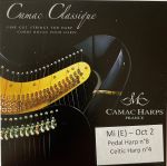 Camac Strings for all our 47 string pedal harps